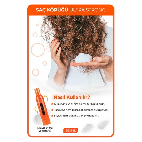 Morfose Hair Mousse Ultra Strong Пяна за коса с ултара силна фиксация 350ml